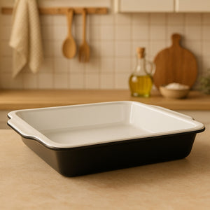 Black Baking Dish with Handles | Ecocook