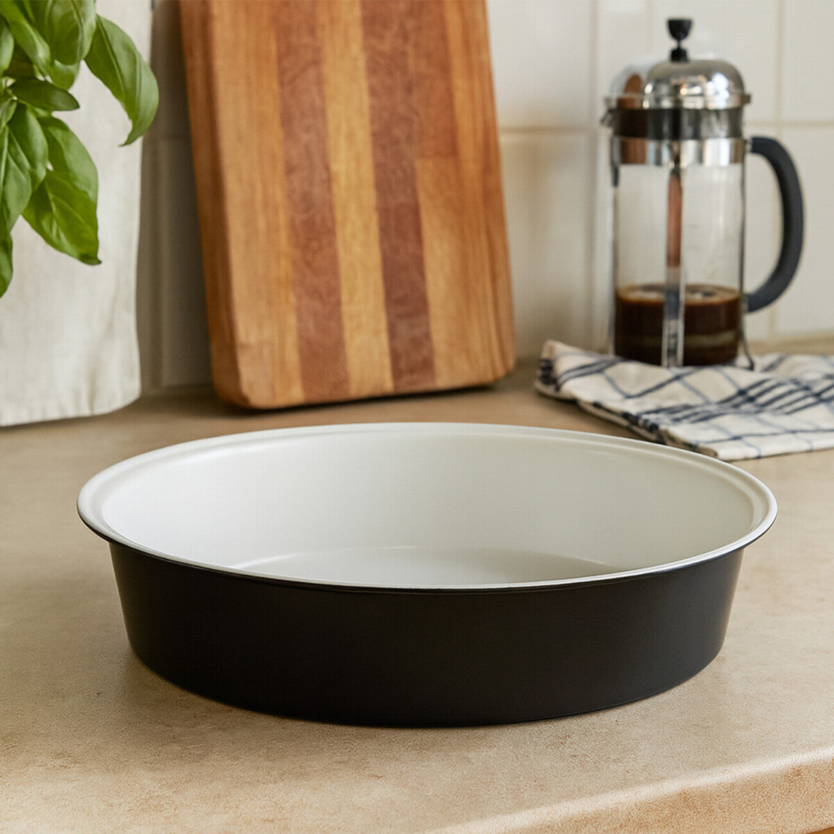 Ecocook Black Round Cake Tin