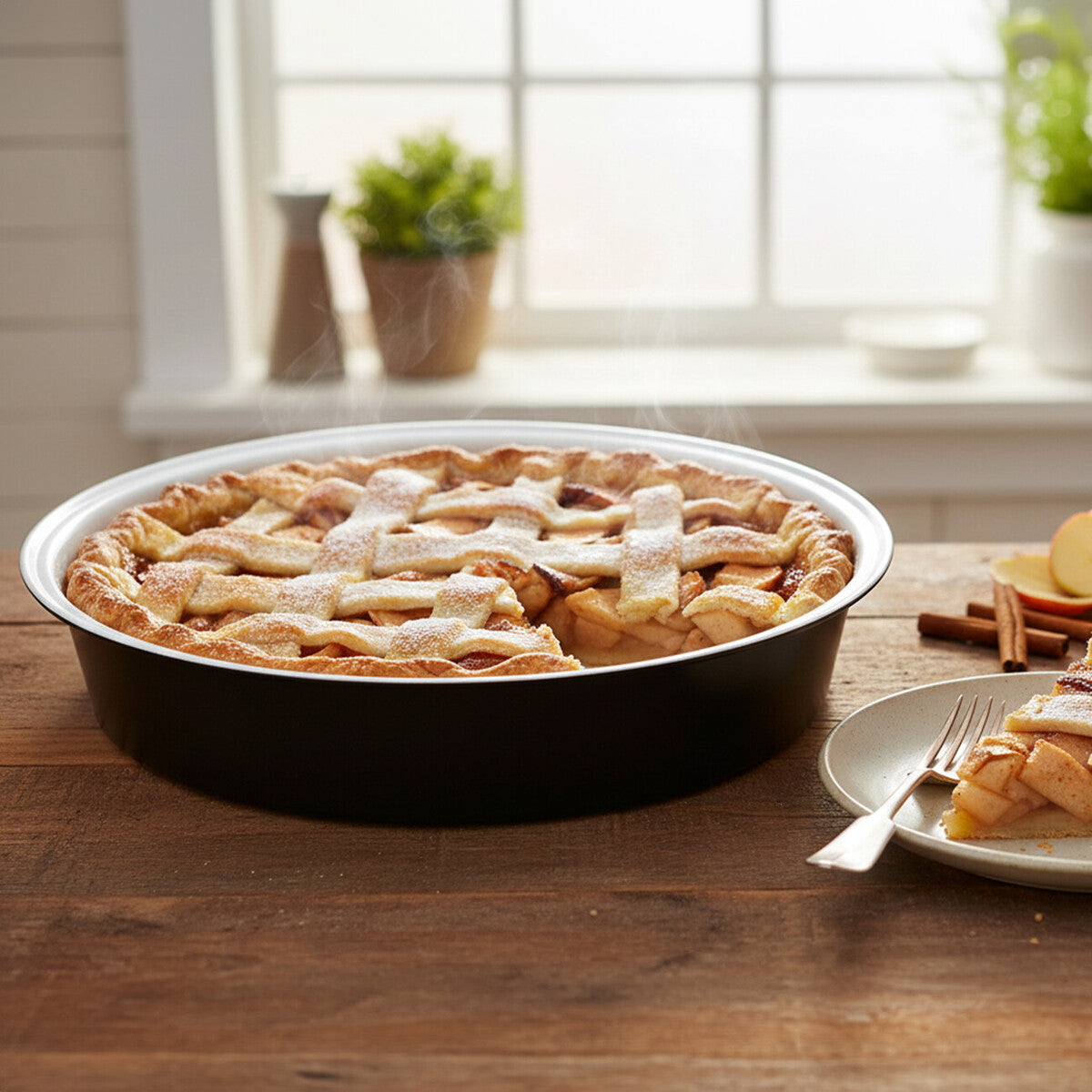 Ecocook Black Round Cake Tin