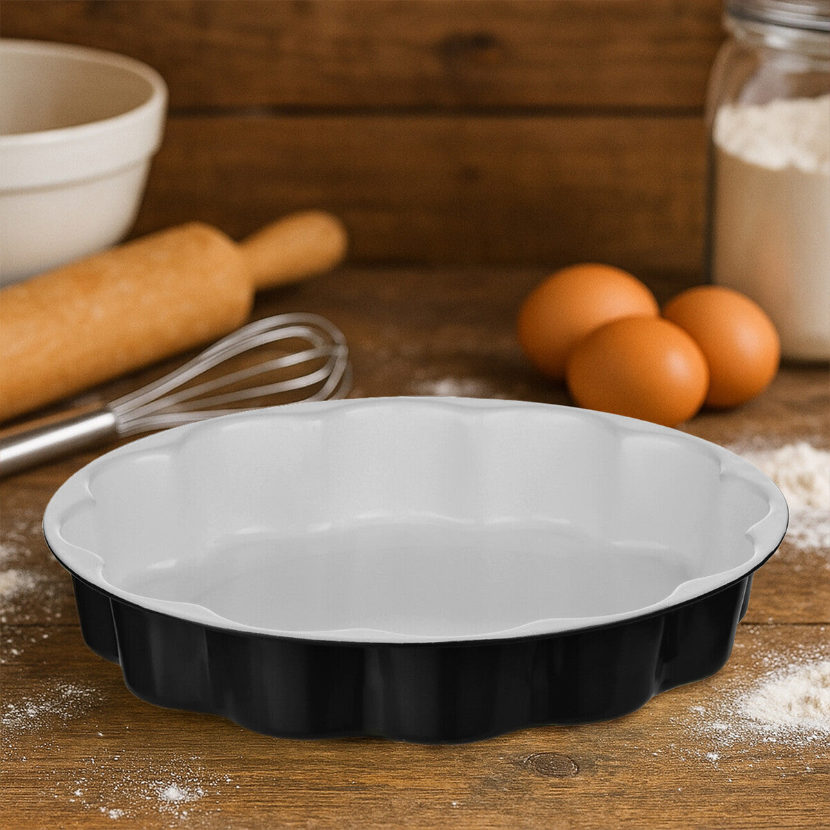 Ecocook Black Flan Dish