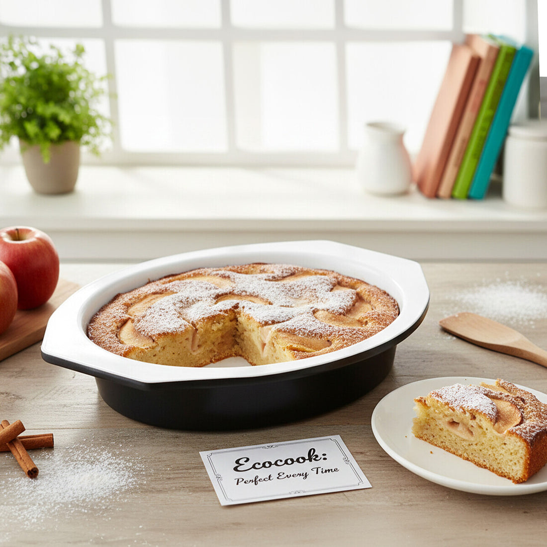 Ecocook Black Cake Tin With Handles