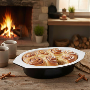 Black Cake Tin with Handles | Ecocook