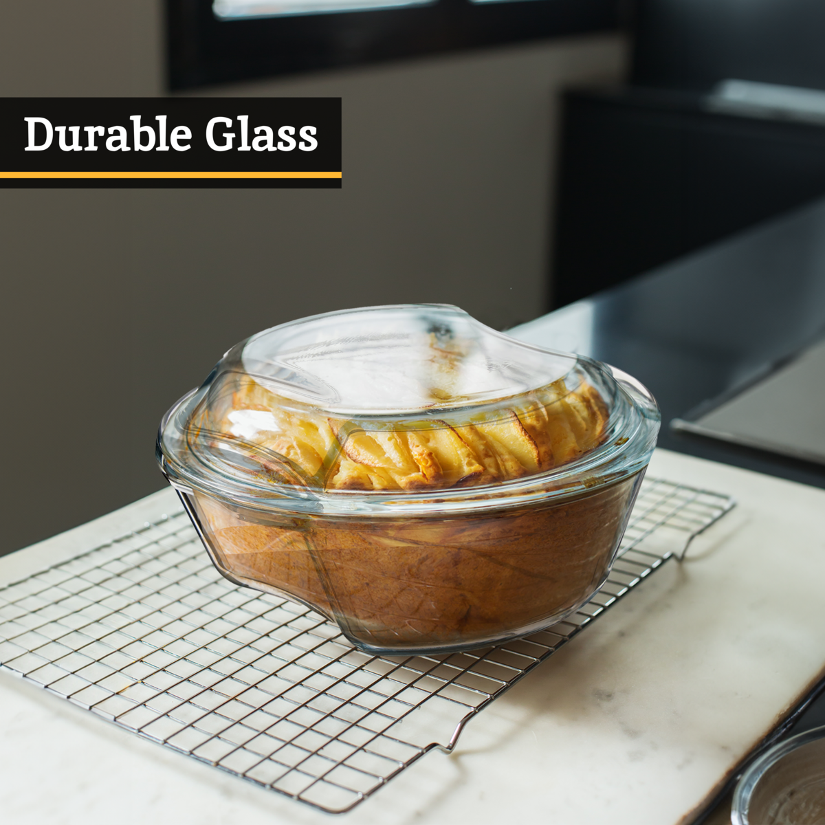 Set Of Three Casserole Dishes