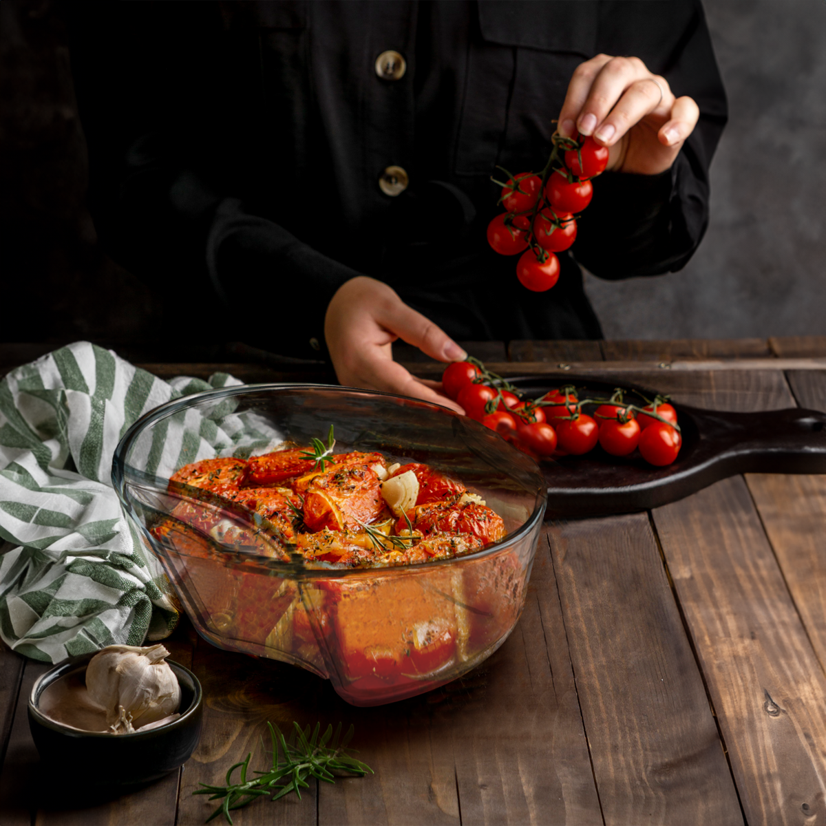 Set Of Three Casserole Dishes