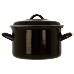 Black Enamel 18cm Casserole Dish | Porter