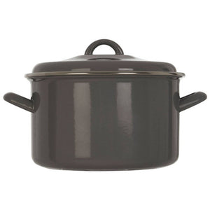 Grey Enamel 22cm Casserole Dish | Porter