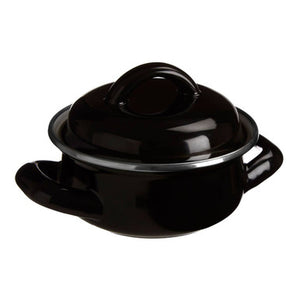 Porter Black Enamel Mini Casserole Dish