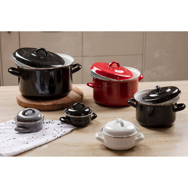 Porter Grey Enamel Mini Casserole Dish