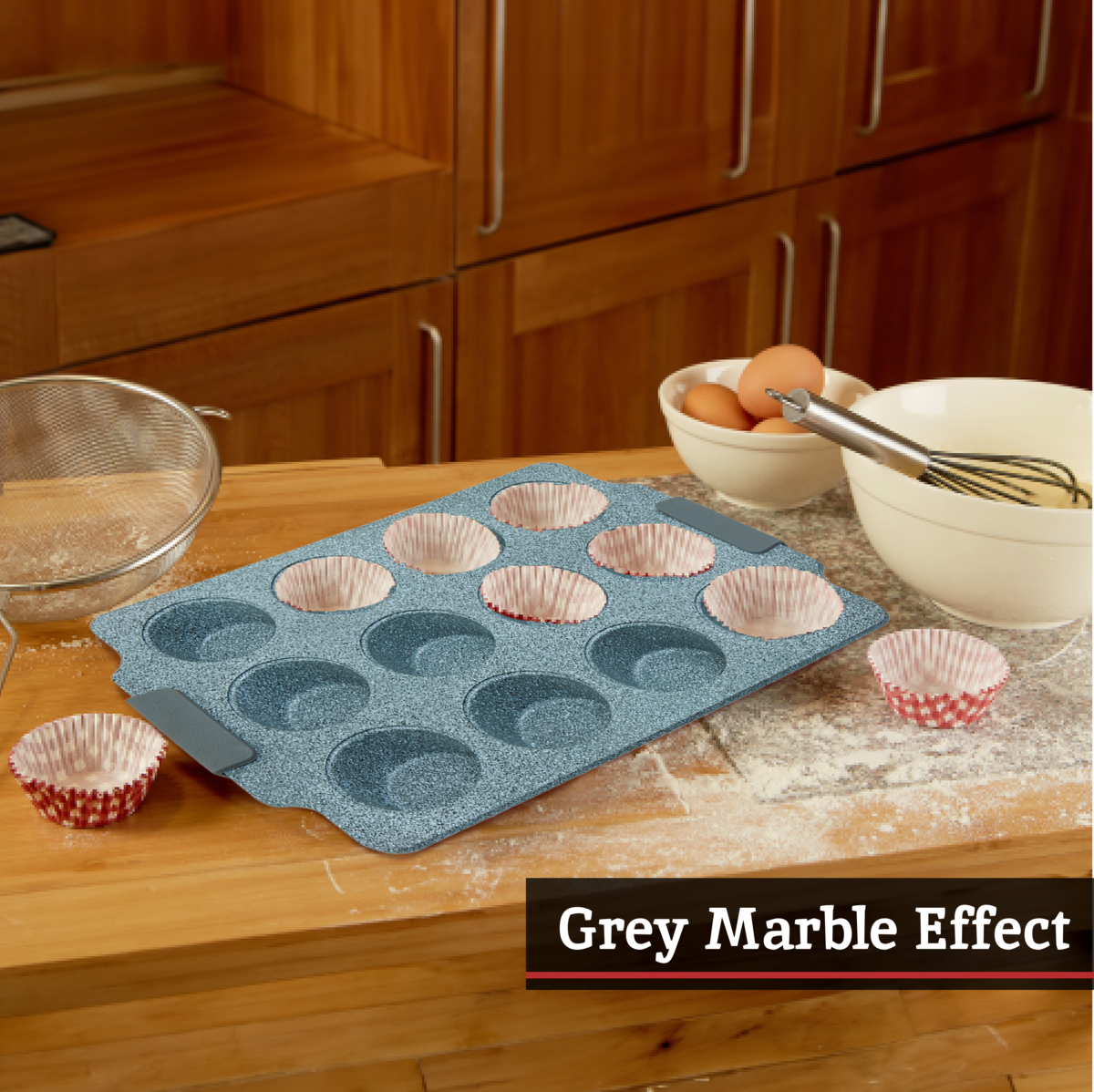 From Scratch Twelve Cup Marble Effect Muffin Tray
