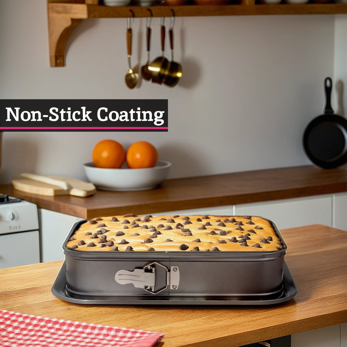 Non Stick Rectangular Cake Tin | From Scratch