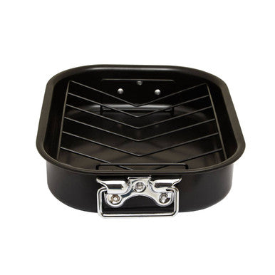 From Scratch Large Black Roasting Tin With Rack