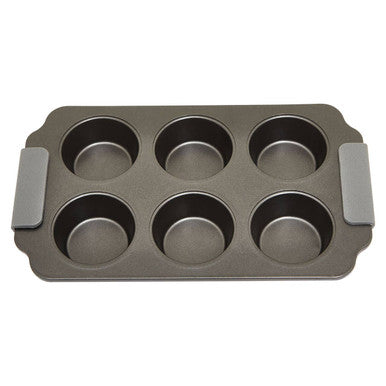 From Scratch Grey Six Cup Muffin Tray