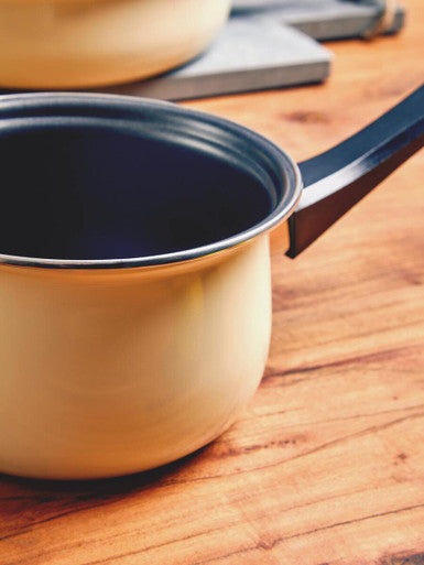 Viggo Cream Non Stick 5 Piece Cookware Set