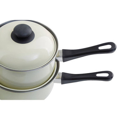 Viggo Cream Non Stick 5 Piece Cookware Set