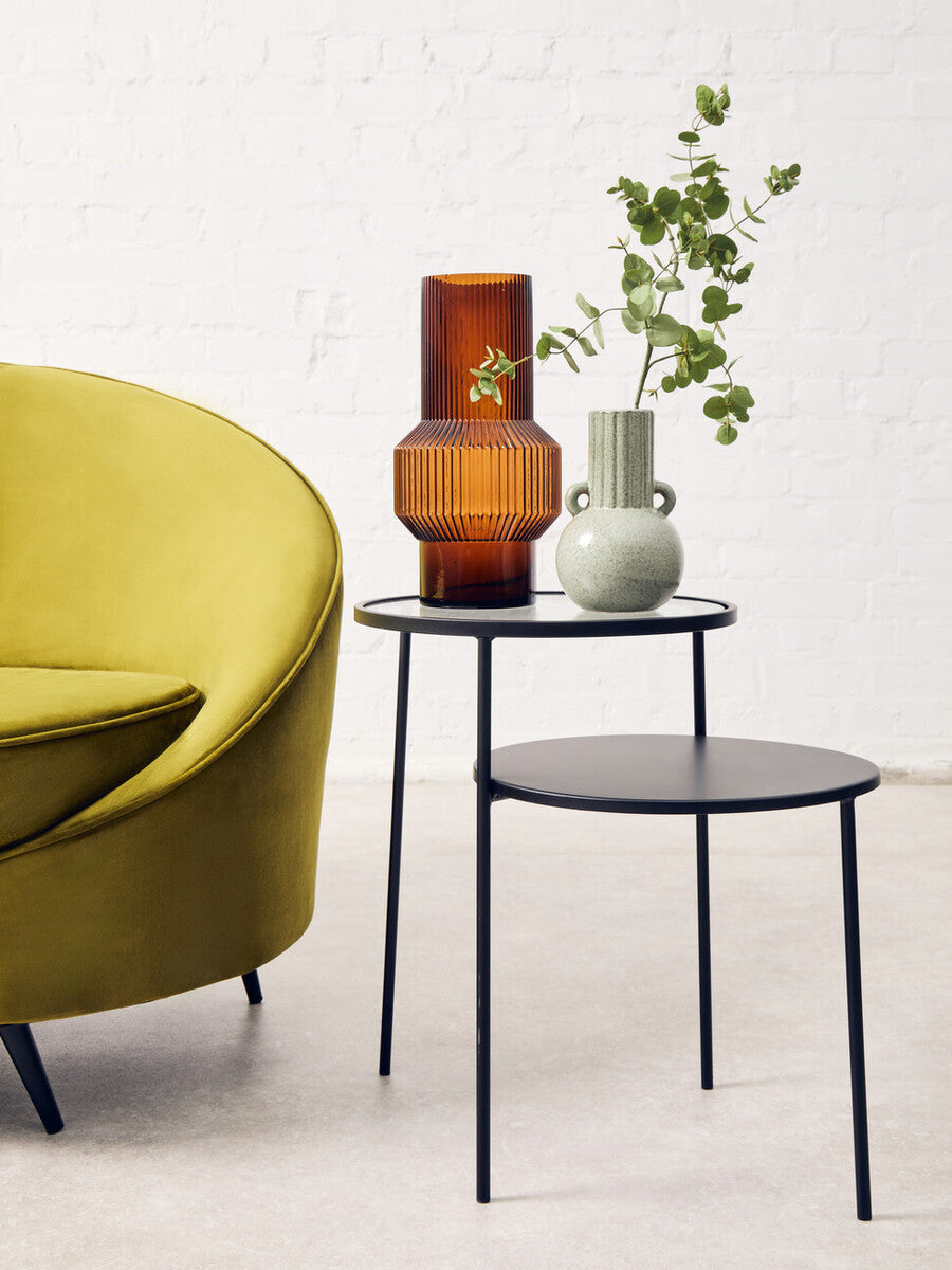 Benka Large Brown Glass Vase