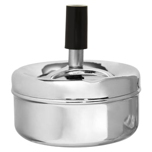 Chrome Effect Small Spinning Ashtray
