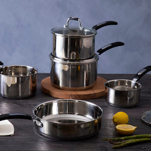 Tenzo 5 Piece Stainless Steel Cookware Set