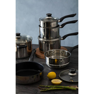 Crosse 6Pc Stainless Steel Cookware Set