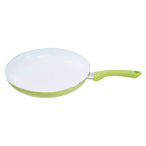 30cm Lime Green Frying Pan with Ceramic Coating | Ecocook