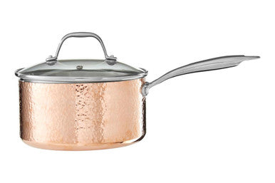 Minerva Large 20 Cm Hammered Saucepan