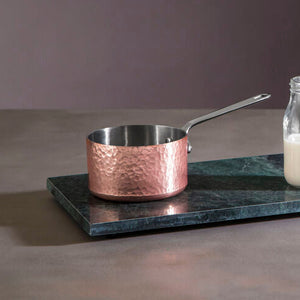 Hammered Copper Finish Mini 10 Cm Milk Pan | Minerva