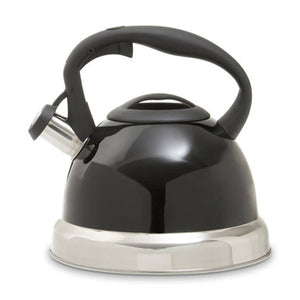 Black 3 Litre Whistling Kettle | Zion