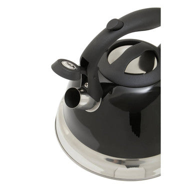 Zion Black 3 Litre Whistling Kettle