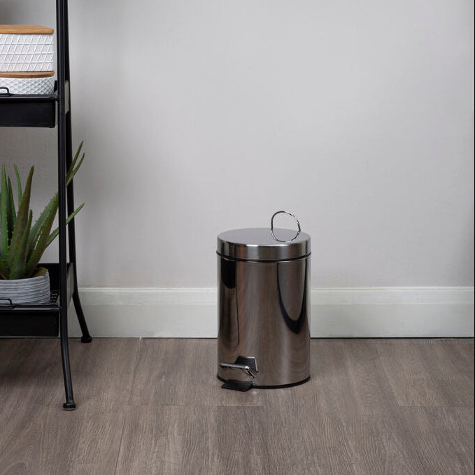 3 Litre Stainless Steel Pedal Bin | Parker