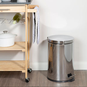 Stainless Steel 20 Litre Pedal Bin | Parker