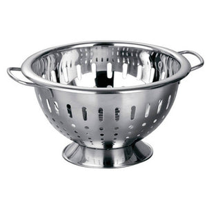 Brushed Finish Stainless Steel Colander | Hollis