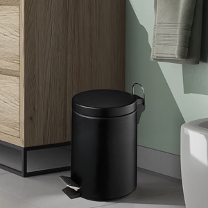 Black 3 Litre Pedal Bin | Parker