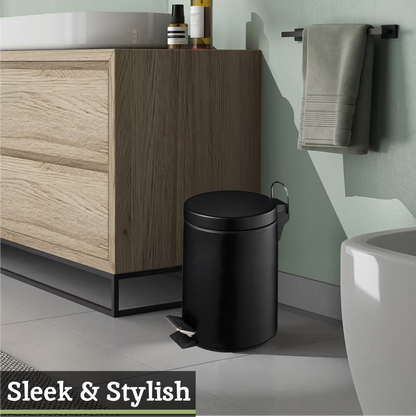 Parker Black 3 Litre Pedal Bin