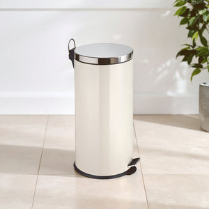 Cream 30 Litre Pedal Bin | Miller
