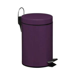 Purple 3 Litre Pedal Bin | Parker
