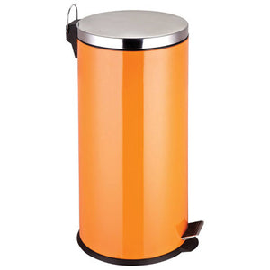 Orange 30 Litre Pedal Bin | Miller