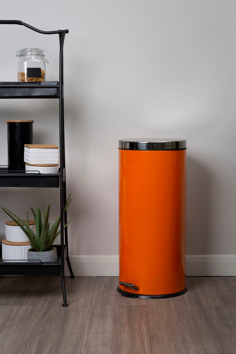 Miller Orange 30 Litre Pedal Bin