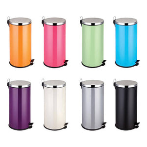 Miller Grey Stainless Steel 30Ltr Pedal Bin