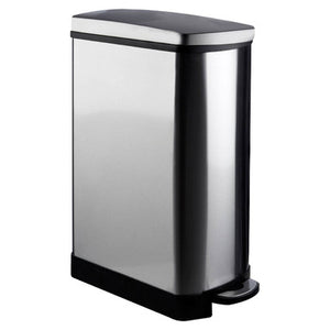 Stainless Steel Rectangular 35 Litre Pedal Bin | Miller