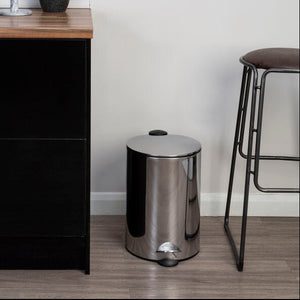 Arden Stainless Steel Pedal Bin with Removable Inner Bucket 20 Litre