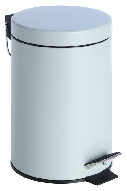 3 Litre Grey Pedal Bin | Parker