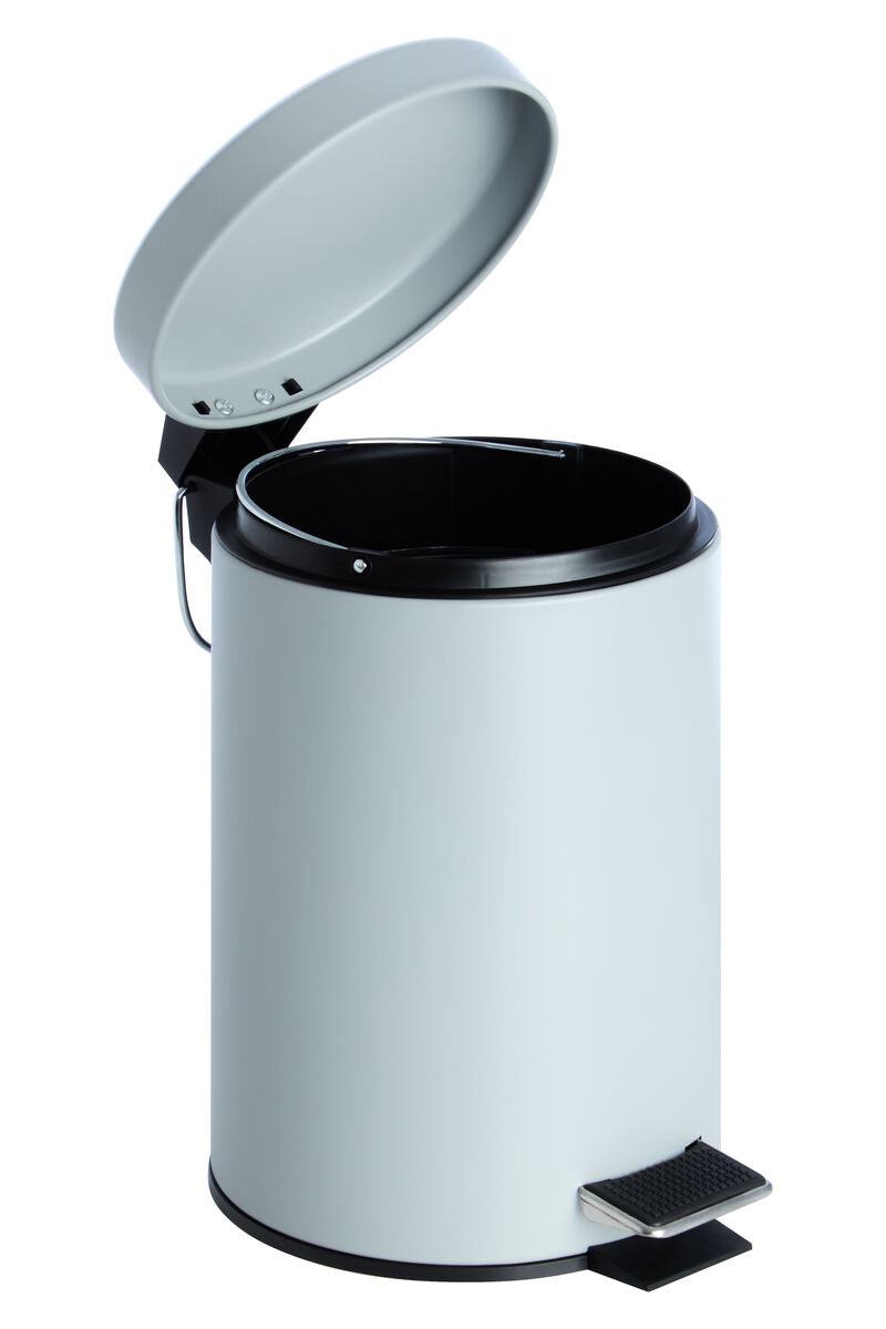 3 Litre Grey Pedal Bin | Parker