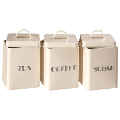 Easton 5 Piece Cream Kitchen Storage Set