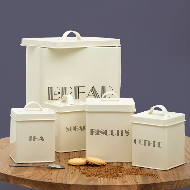 Easton 5 Piece Cream Kitchen Storage Set