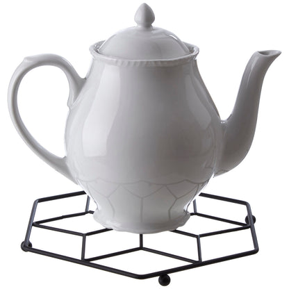 Vertex Contour Matte Black Trivet