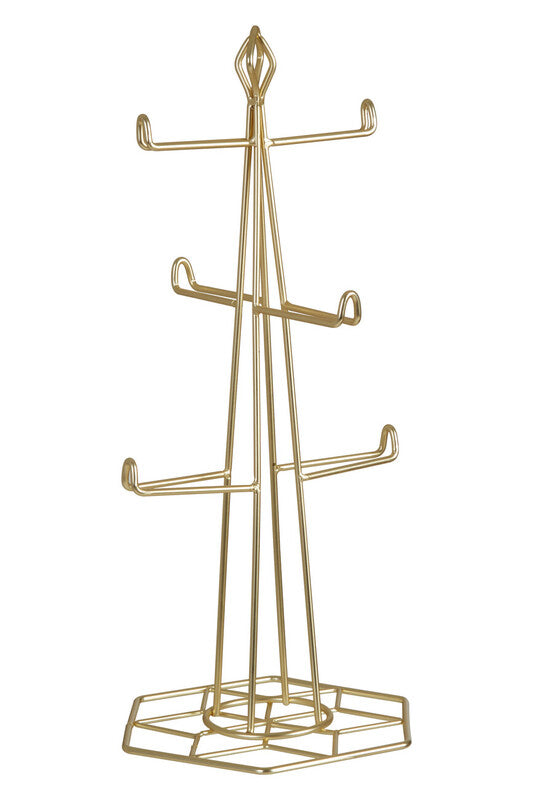 Vertex Contour Matte Gold Mug Tree