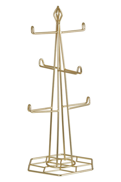 Vertex Contour Matte Gold Mug Tree