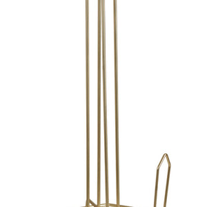 Kitchen Roll Holder with Matte Gold Finish | Vertex