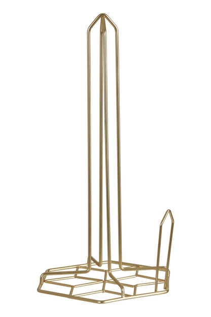 Vertex Kitchen Roll Holder With Matte Gold Finish