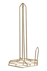 Vertex Kitchen Roll Holder With Matte Gold Finish