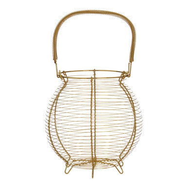 Hygge Gold Finish Egg Basket